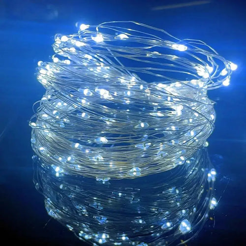 guirlande lumineuse dorée led usb flexible mariage anniversaire noël décoration adhésive moderne chambre fil