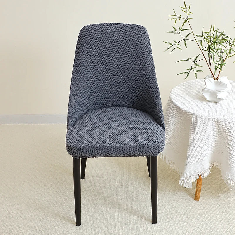 housse chaise moderne gris rayures élastique spandex polyester fauteuil mariagehôtel