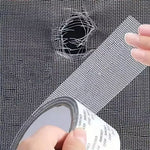 ruban adhésif réparation moustiquaire gris maille fine anti insectes durable auto adhésif facile application