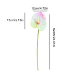 fleurs artificielles vert rouge blanc moderne décoration intérieure bouquets mariage arrangements floraux minimaliste