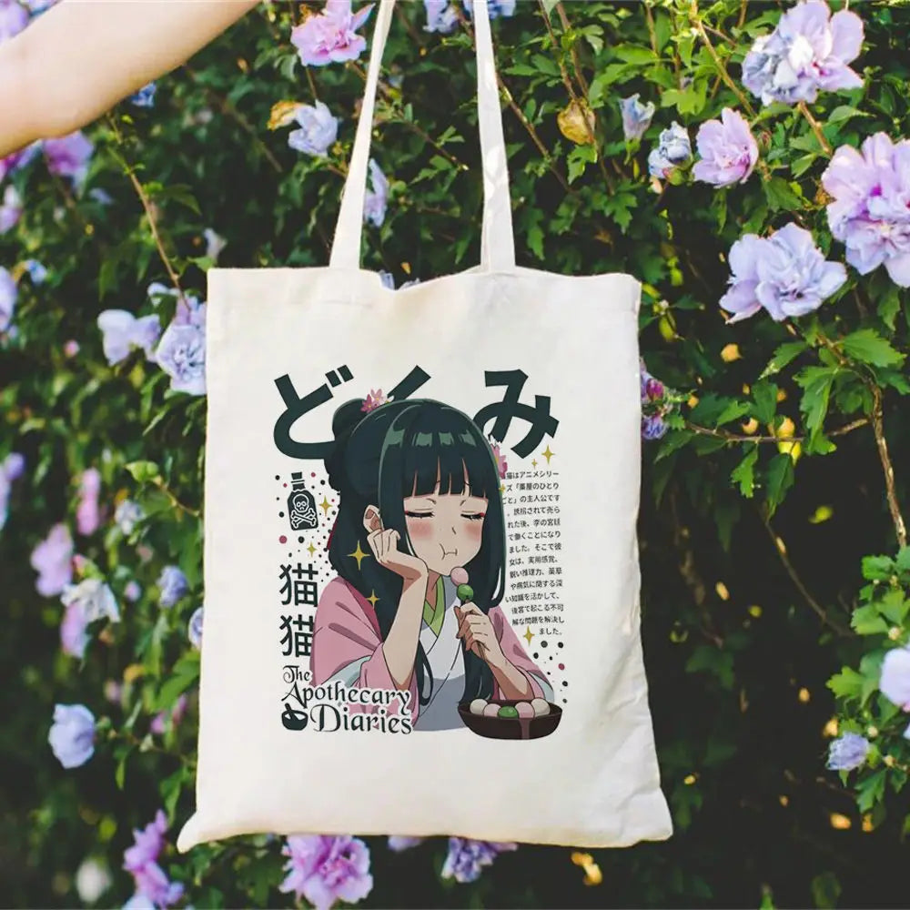 sac main blanc fille fleurs motifs floraux rétro décontracté sans fermeture éclair toileversible