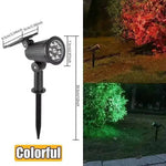 projecteur solaire led noir pied métal extérieur réglable lumière moderne jardin