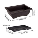 pot fleurs plastique noir moderne plante intérieure jardin décoration extérieur balcon