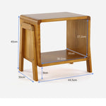 rangement meuble bois moderne tabouret empilable entrée chaussures stockage