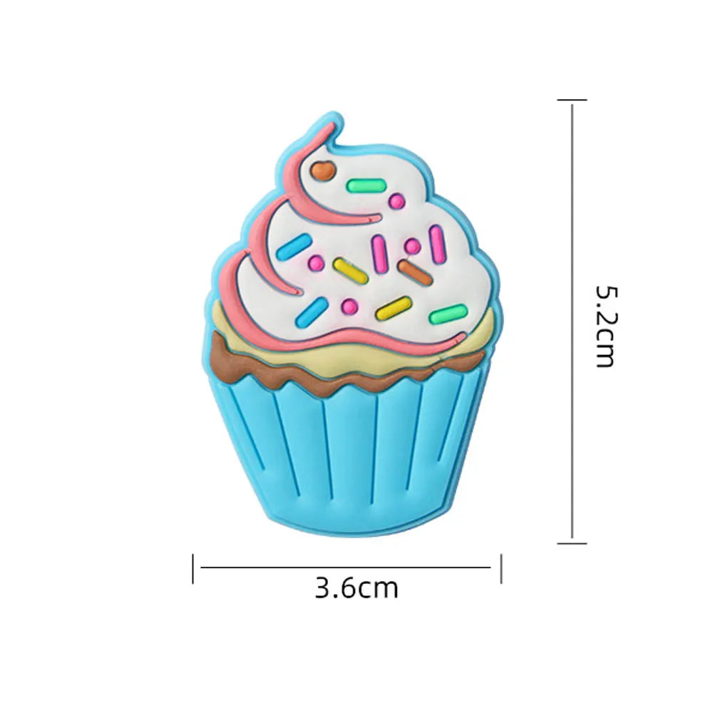 aimants réfrigérateur cake donuts glace cupcakes cartoon différents motifs