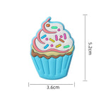 aimants réfrigérateur cake donuts glace cupcakes cartoon différents motifs