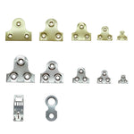 clips suspension doré argenté moderne bricolage travail métaux fixations invisibles cadres photo