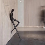 sculptures humaines modernes texture rugueuse noir gris beigeclair abstrait minimalisteDecorationIntérieureSculptureFigurinesHumainesStylisées