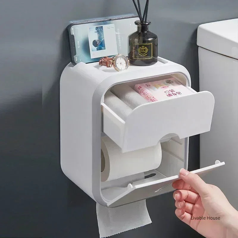 distributeur papier toilette moderne minimaliste adhésif blanc vert grille rétro