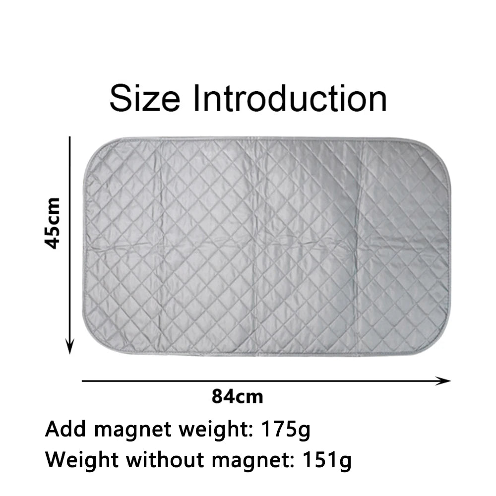 tapis repassage pliable gris quilté moderne sans aimant portable laundry dryer