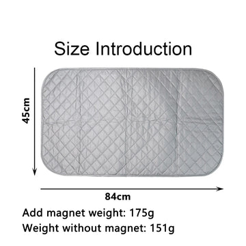 tapis repassage pliable gris quilté moderne sans aimant portable laundry dryer