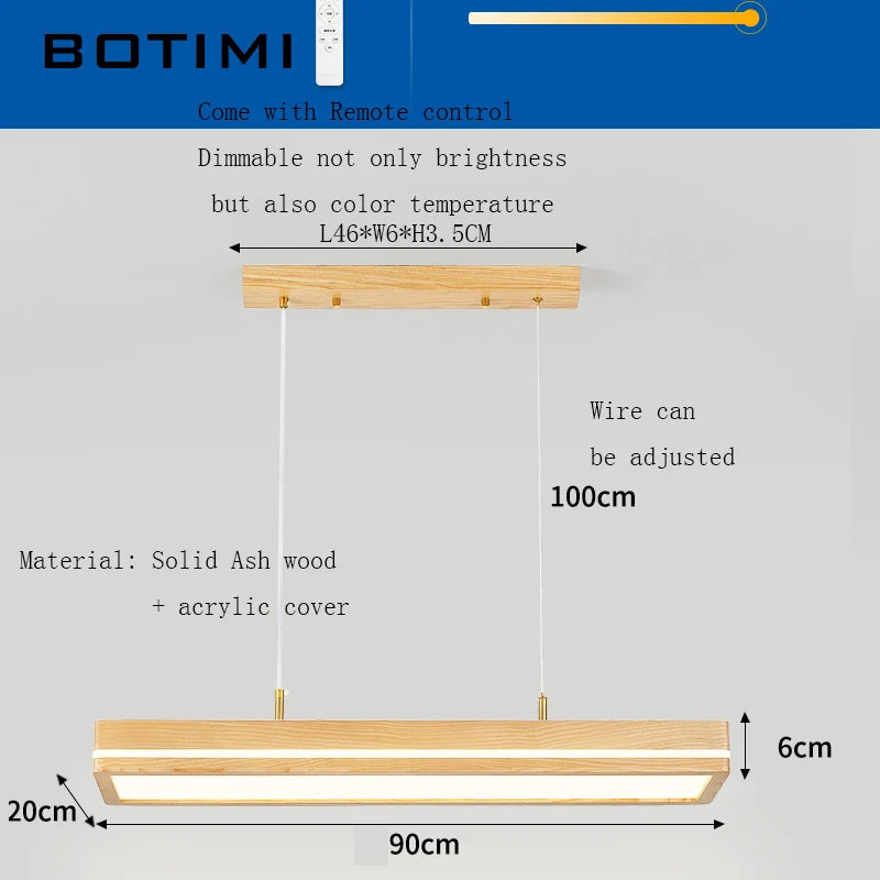 lampe suspendue moderne pendentif bois blanc texture naturelle chambre salon étude