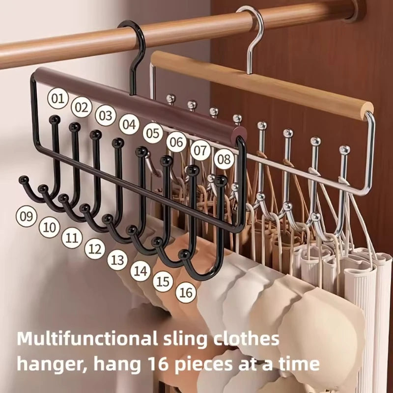 organisateur penderie multifonctionnelle 16 crochets bois moderne suspendu vêtements écharpes sacs chambre cloisonnement minimalistemaxspaceéconomiesurface