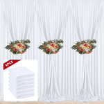 rideau fond scène blanc rose rouge moderne panneaux poignées 5ft 10ft opaques