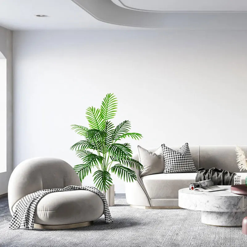 plantes artificielles arbres vertes extérieures modernes feuilles plastique decoration maison jardin