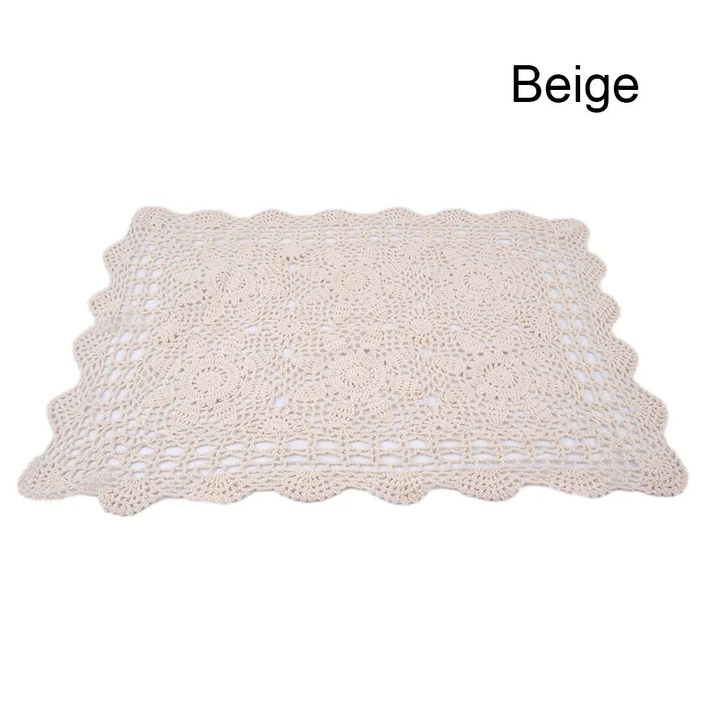 Détail dentelle napperon crochet fait main