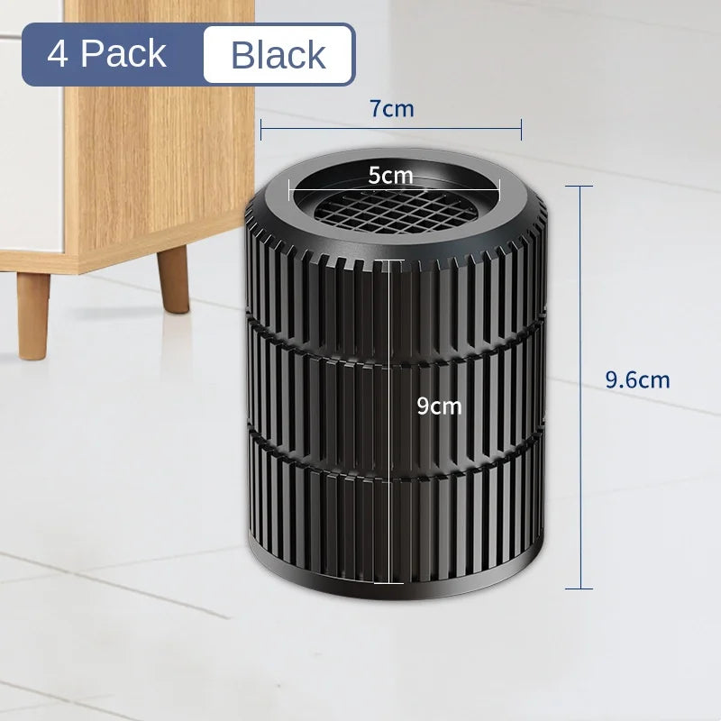 pieds meubles antivibration antidérapants stabilisateurs imperméables antiusure blanc noir modernes