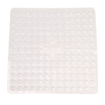 tapis douche moderne perforé drainage anti dérapant salle bain gris clair vert rose suctionolvable
