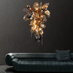 Suspension lumineuse moderne dorée transparente nid d'abeille 90 260V 2000 82000 lumens