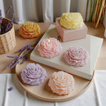bougies fleur rouge rose violet jaune blanche parfumées aromathérapie artisanal élégantes décoration maison chambre