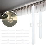 clips rideau blanc moderne clips store volets accessoires réparation suspension lames verticales