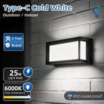 lampe murale led moderne ip65 étanche noir blanc 2492000lm 85265v