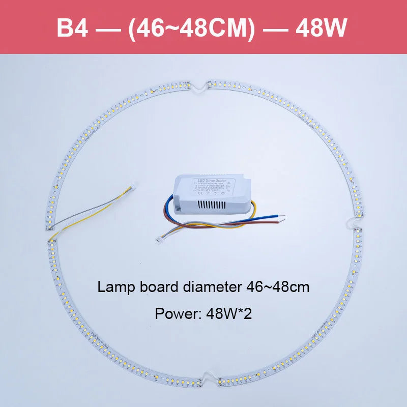 plaque led circulaire blanche ventilateur magnets ruban adhésif moderne