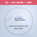 plaque led circulaire blanche ventilateur magnets ruban adhésif moderne