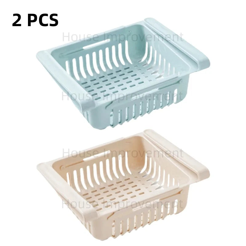 panier rangement moderne perforé beige bleu rose respectueux environnement organiser réfrigérateur congélateur transparent almacenamiento