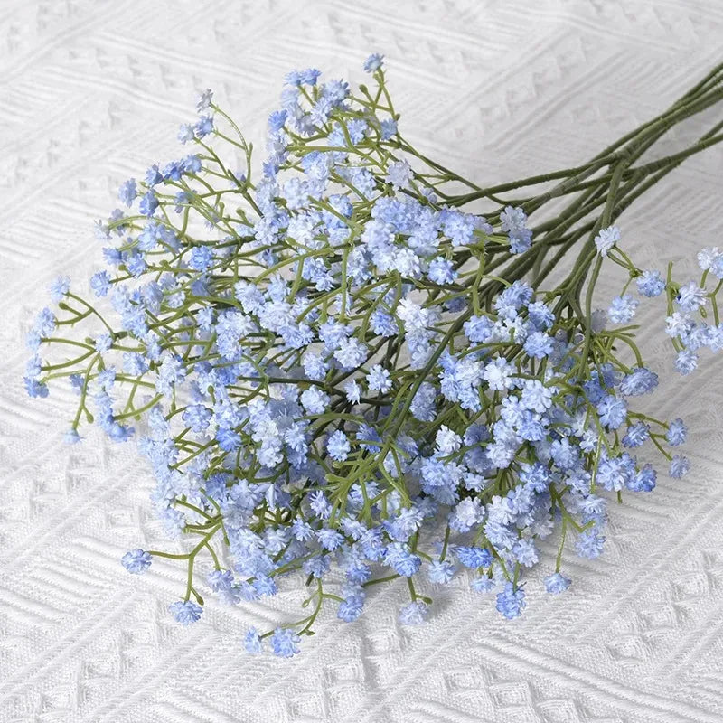 bouquet fleurs gypsophila artificiel blanc mariage anniversaire décoration intérieure naturel