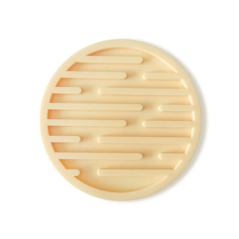 coasters perforés silicone moderne antidérapants diverses couleurs domestiques