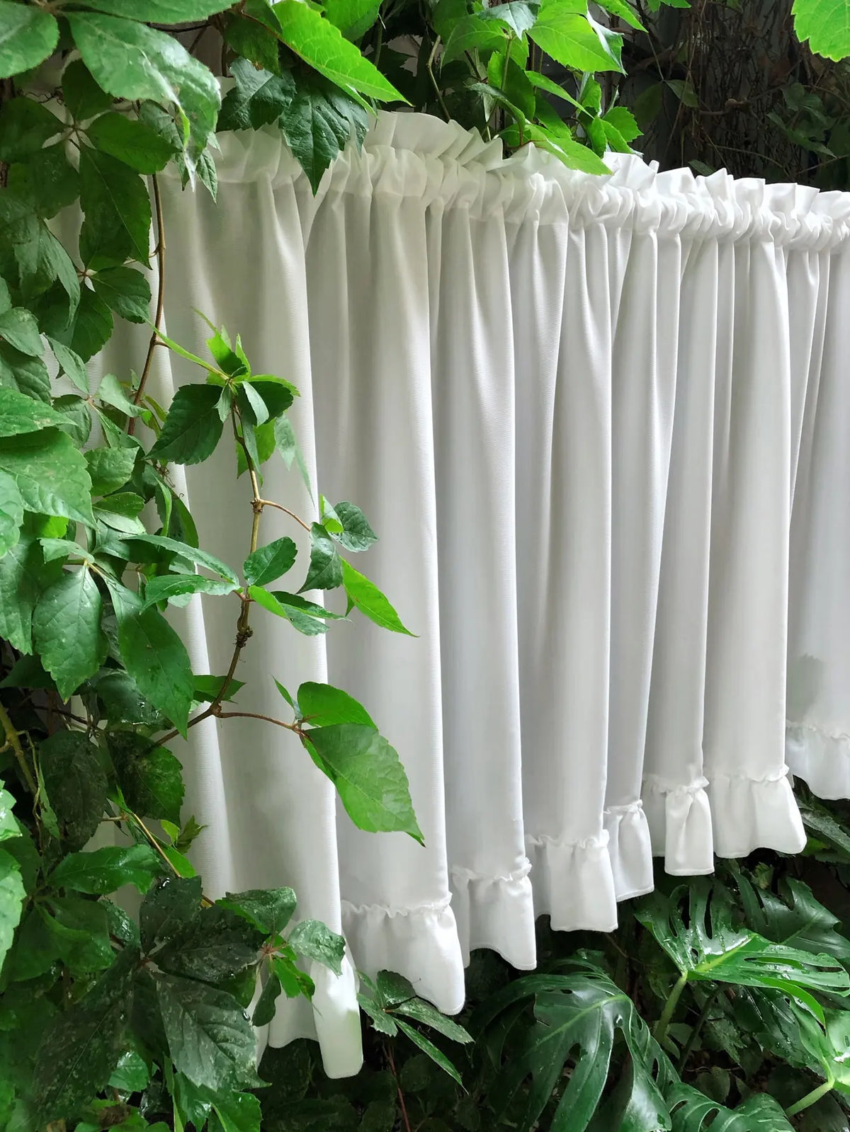 rideau blanc opacique classique tissu uni polyester salon chambreôtel boutique