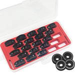 boîte rangement leurres pêche rouge gris transparent compartiments utilitaires.storage organizer plastique