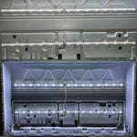 bande lumineuse led blanc ronde transparente moderne connecteurs led motifs decoratifs