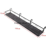 étagère murale noire moderne grille florale clips suspension plante pot assemblage économique