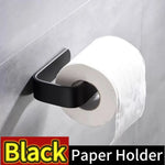 porte papier adhésif moderne noir blanc texture mat salle bains cuisine