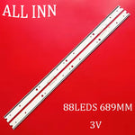 bande led rétro éclairage 689mm 88 leds 3v blanc moderne télévision