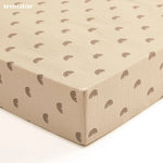 drap housse coton bébé arc ciel floral nuages motifs doux minimaliste enfantin protège matelas