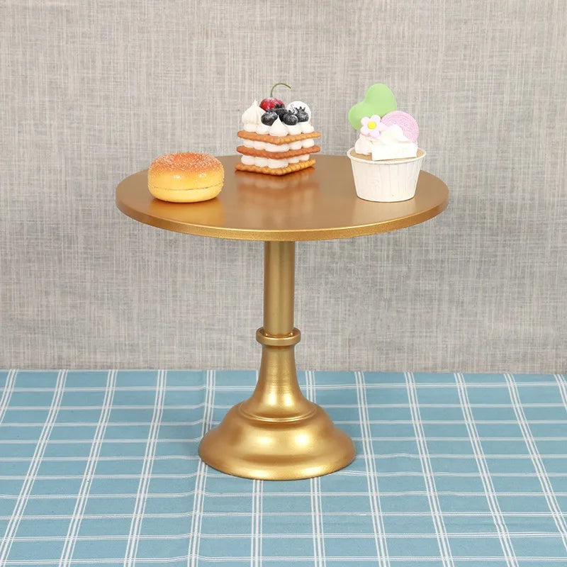 support gâteaux moderne bleu clair rose pâle blanc doré 10 12 pouces