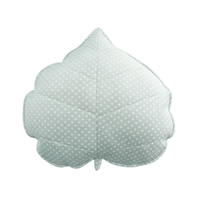 coussin rond imprimé feuilles velours amovible lavable moderne adultes multicolore
