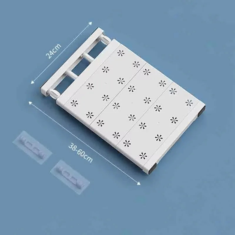 étagères modulables blanc motif fleurs modernes clips réutilisables acier durable 10x32 48cm