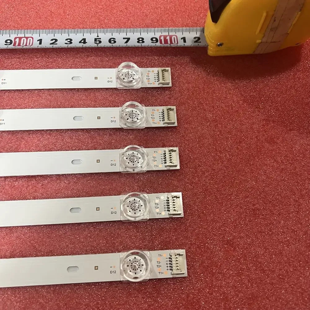 bande lumineuse led blanc moderne 12led 110cm lisse sans fixation connecteur électrique