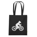sac main décontracté toile coton imprimé logo personnalisable noir blanc beige simple pratique
