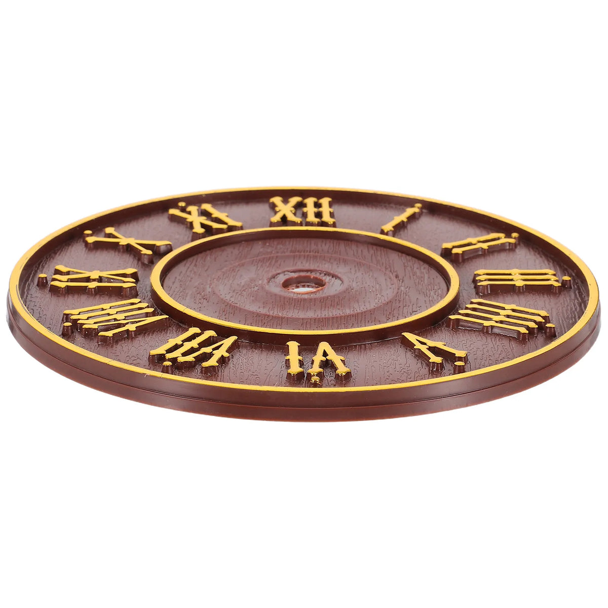 horloge murale cuckoo vintage rustique chiffres romains oiseau pendule bois texturé chambre salon