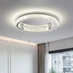 plafonnier led transparent moderne strass brillant diametre 800mm doré