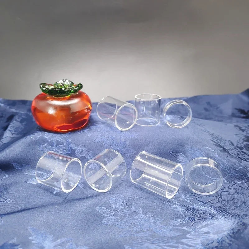 cache pomme verre soufflé transparent décoration moderne fruit table cuisine maison
