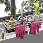 porte savon moderne porte accessoires cuisine noir finition lisse fixations brosse gant serviette
