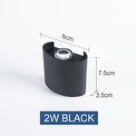 lampe murale led moderne noire éclairage quotidien toucher marche arrêt cuisine chambre salon étude