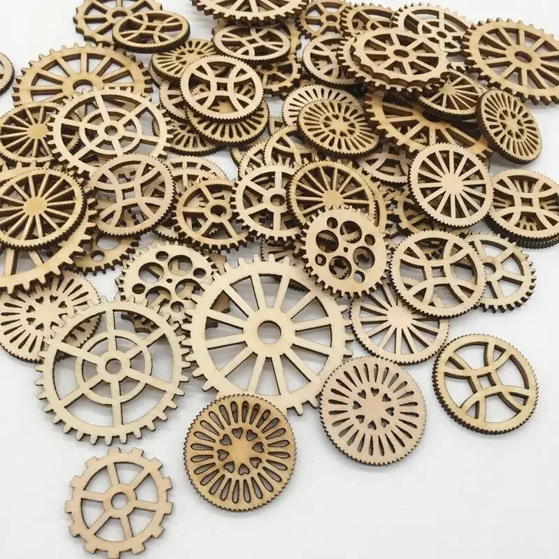 Lot de formes en bois mixte pour bricolage