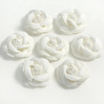 décoration intérieure artificielle roses soie détaillées blanc beige rose pâle noir opaques